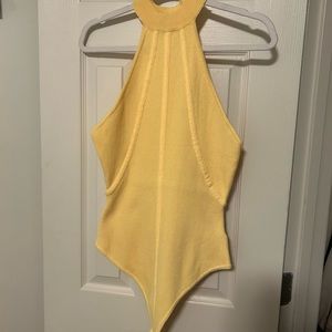 Sweater material body suit